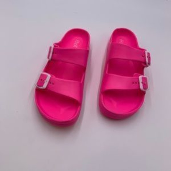 SIZE 11 LEFT !!! Pool Party Sandals - Neon Pink - Picture 8 of 8